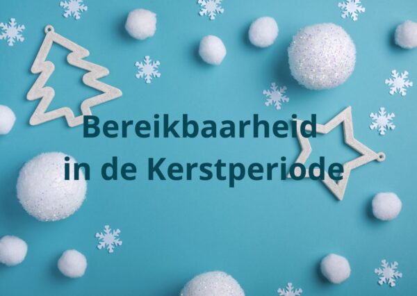 Bereikbaarheid in de Kerstperiode